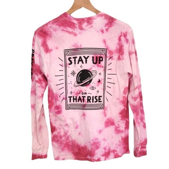 Panic At The Disco Pray for the Wicked Tour Graphic Tie Dye Long Sleeve T-Shirt - Picture 2 of 6